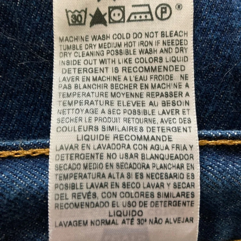 Levi's 550 5 pocket Relaxed Blue Jeans with Classic Denim Style 42x29